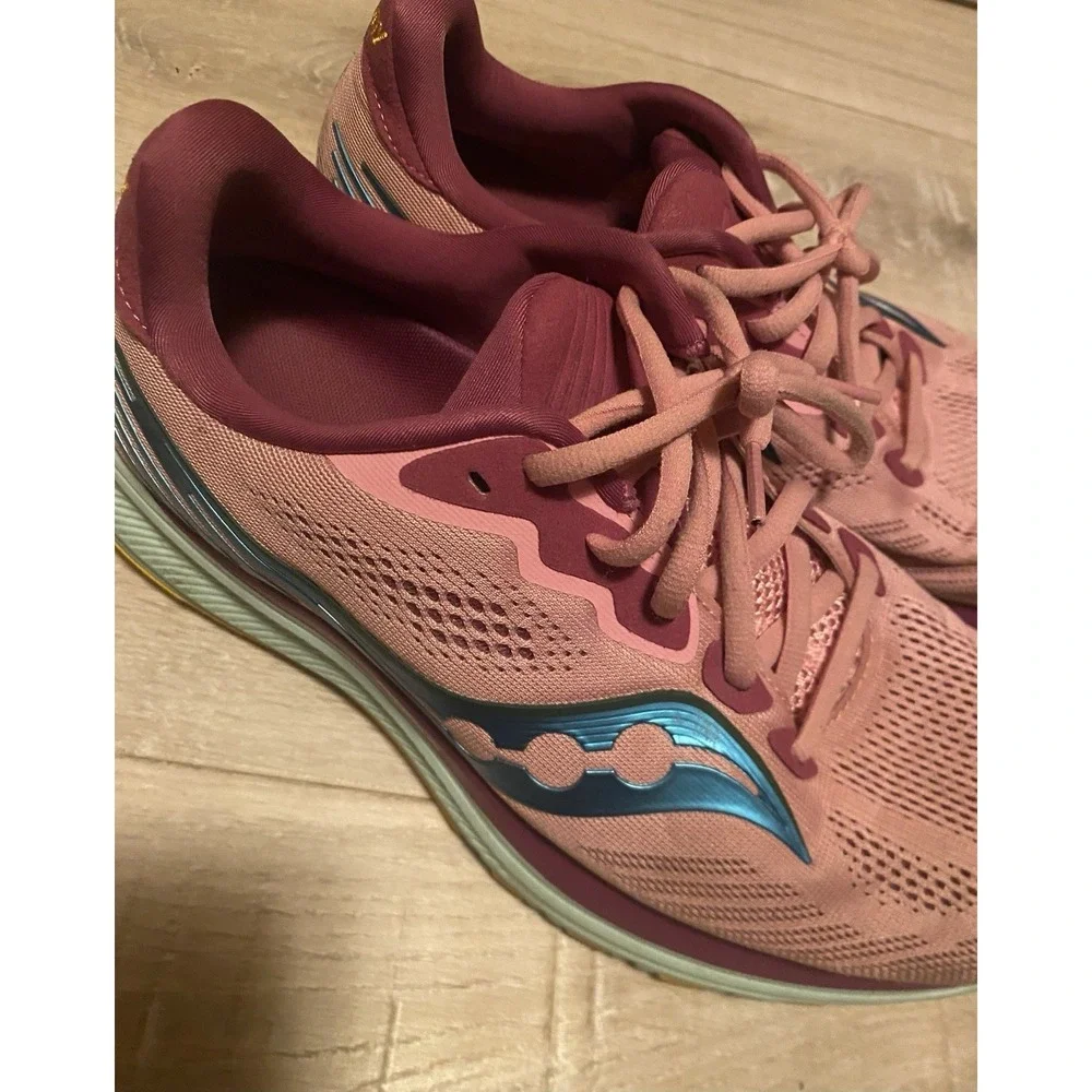 Saucony Ride 14 Running Shoes PWRRUN Mesh Sneakers Women's Size 11